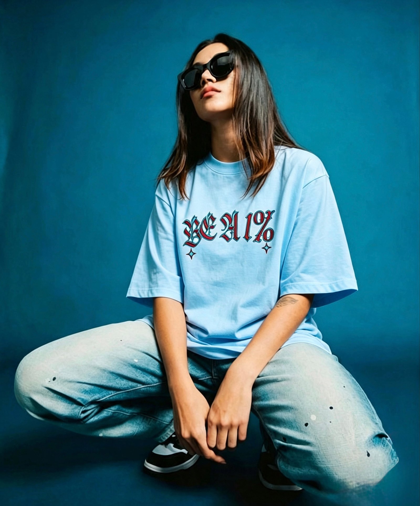 BE A 1% – Legacy Oversized Tee - Image 2