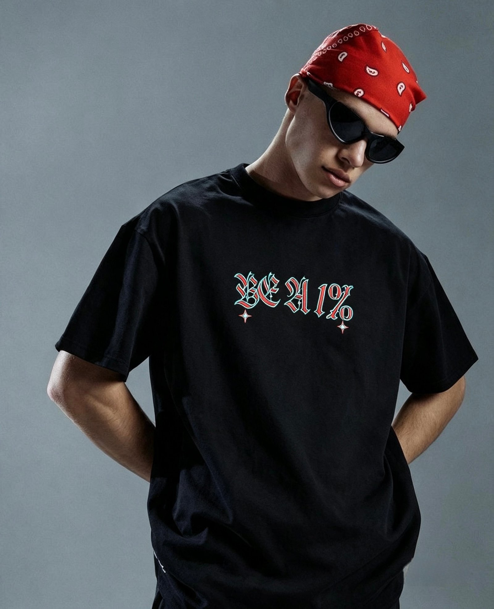 ROYAL VIBE oversized tee
