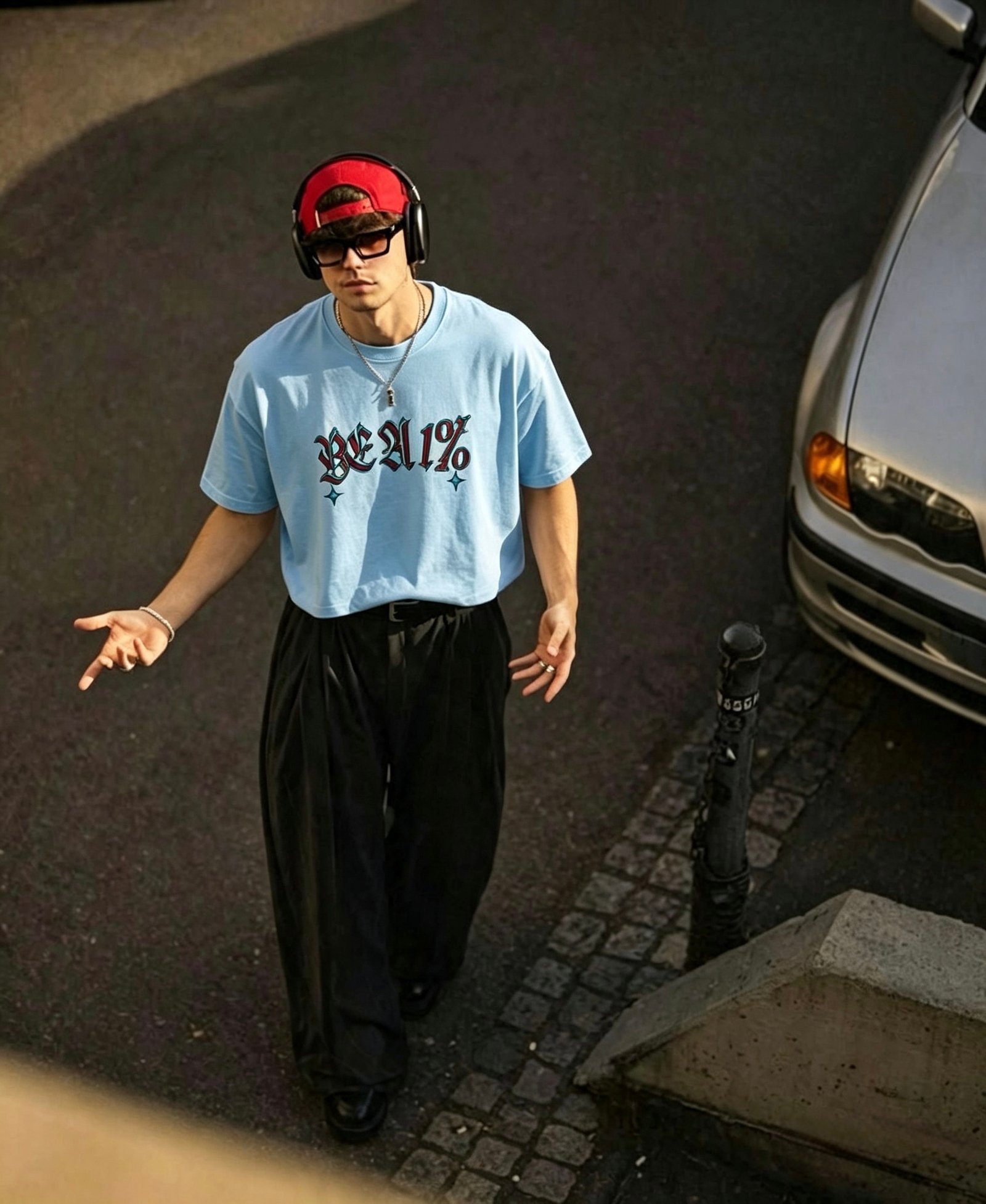 BE A 1% – Legacy Oversized Tee - Image 4